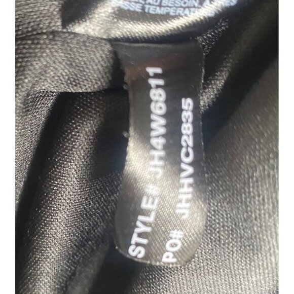 Jessica Howard 18W Dress Black Striped Metallic Cardigan Set Midi Career Cocktai - Picture 5 of 12